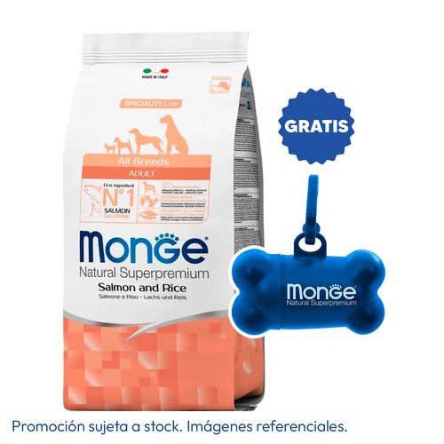 Monge Canine Adult Salmón y Arroz 2.5 kg