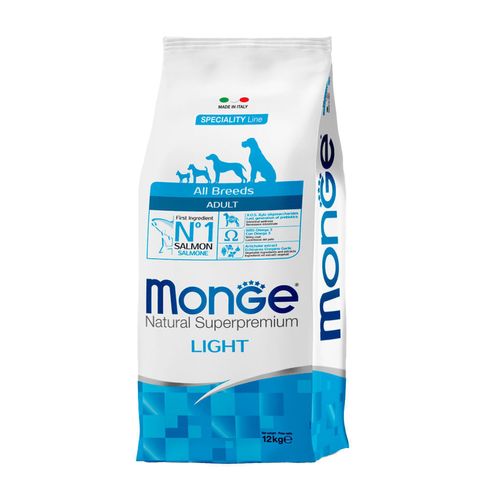 Monge Canine Adult Light Salmón 12 kg