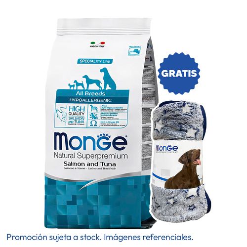 Monge Canine Adult Hypoallergenic Salmón 12 kg