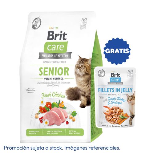 Brit Care Cat Senior Weight Control Chicken 2 kg