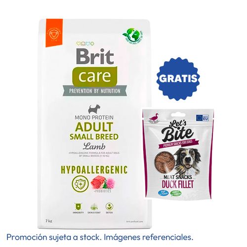 Brit Care Dog Hypoallergenic Adult Small Breed Lamb 7 kg