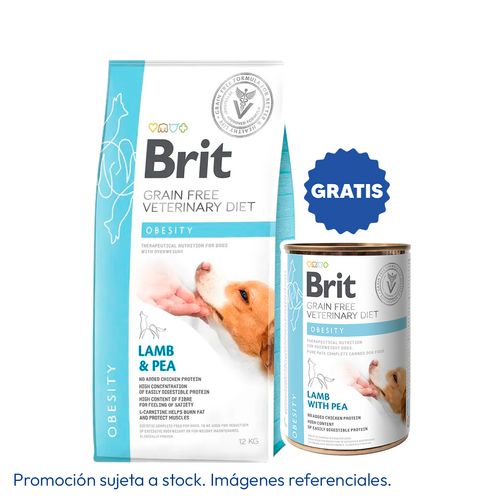 Brit Veterinary Diet Dog Grain Free Obesity 12 kg