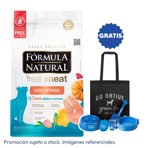 Fórmula Natural Fresh Meat Gato Castrado Salmón 7 kg