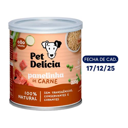 Pet Delícia Alimento Húmedo Perro Estofado De Carne 320 gr