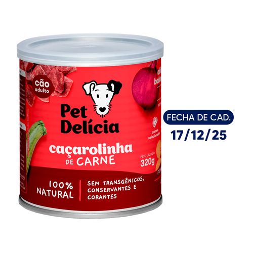 Pet Delícia Alimento Húmedo Perro Cazuela De Carne 320 gr