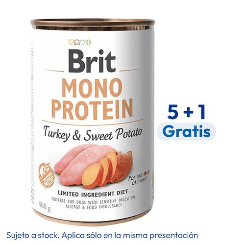 Brit Mono Protein Turkey & Sweet Potato 400 gr
