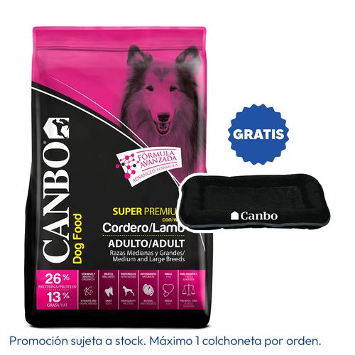 Canbo Adulto Raza Mediana y Grande Cordero 15 kg