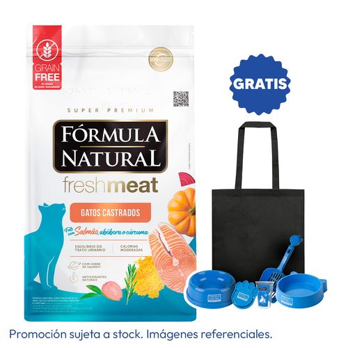 Fórmula Natural Fresh Meat Gato Castrado Salmón 7 kg