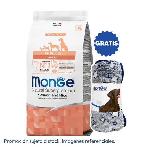 Monge Canine Adult Salmón y Arroz 2.5 kg