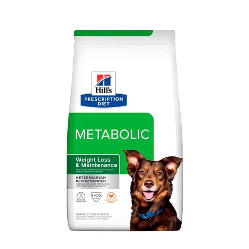 Hill's Prescription Diet Metabolic Alimento Para Perro Mantenimiento y Pérdida De Peso 3.2 kg
