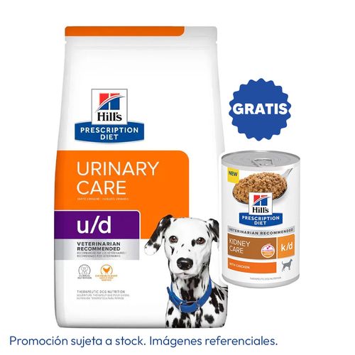 Hill's Prescription Diet u/d Alimento Para Perro Cuidado Renal 3.9 kg