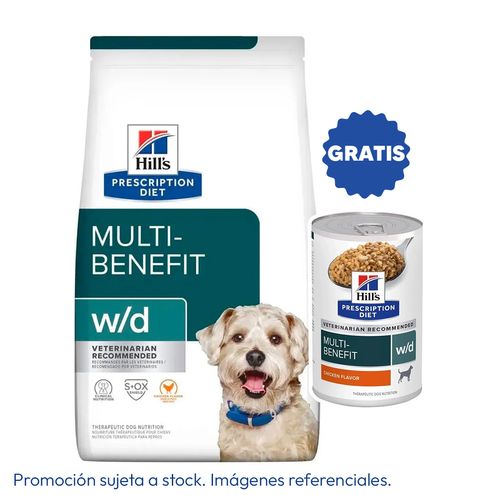 Hill's Prescription Diet w/d Alimento Para Perro Manejo De Peso/Glucosa 8 kg