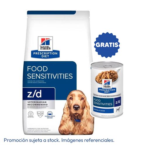 Hill's Prescription Diet z/d Alimento Para Perro Sensibilidades Alimentarias 8 kg