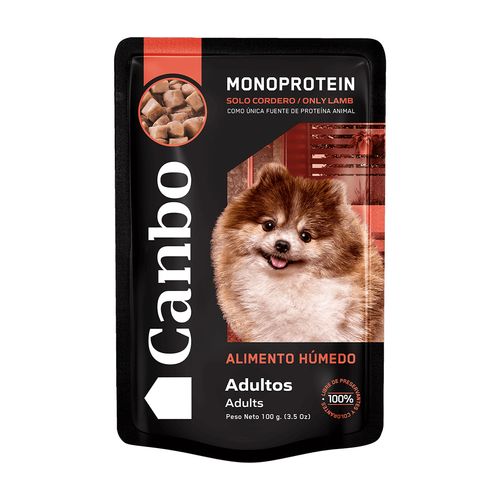 Canbo Adulto Monoprotein Cordero 100 gr