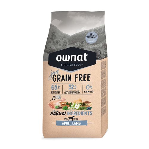 Ownat Just Grain Free Perro Adulto Cordero 3 kg