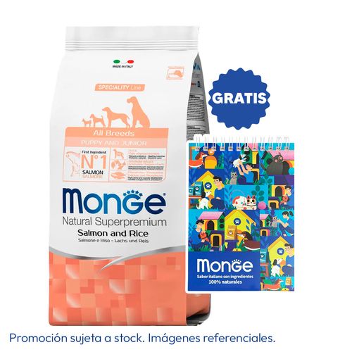 Monge Puppy All Breeds Salmón y Arroz 2.5 kg