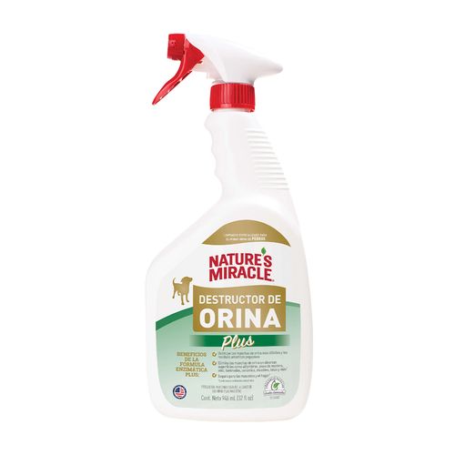 Nature's Miracle Destructor De Orina Plus Para Perros 946 ml