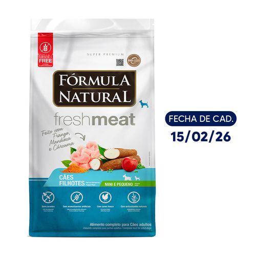 Fórmula Natural Fresh Meat Cachorro Mini y Pequeño Pollo 2.5 kg