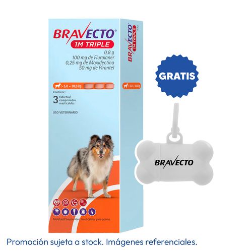 Bravecto 1M Triple 5 - 10 kg (100 mg)