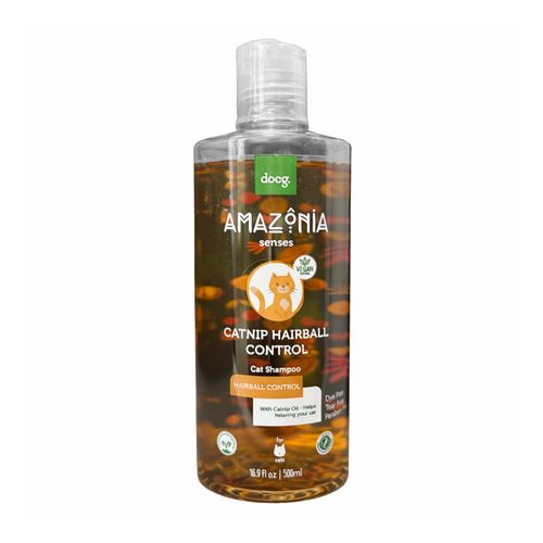 Amazonía Senses Shampoo Catnip Hairball Control 500 ml