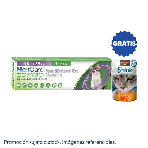 Nexgard Combo Cat (hasta 2.5 kg) 0.3 ml