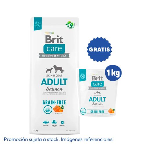 Brit Care Dog Grain-Free Adult Salmon 12 kg