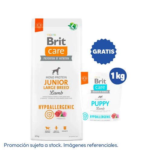 Brit Care Dog Hypoallergenic Junior Large Breed Lamb 12 kg