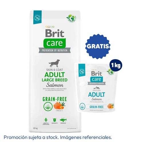 Brit Care Dog Grain-Free Adult Large Breed Salmon 12 kg