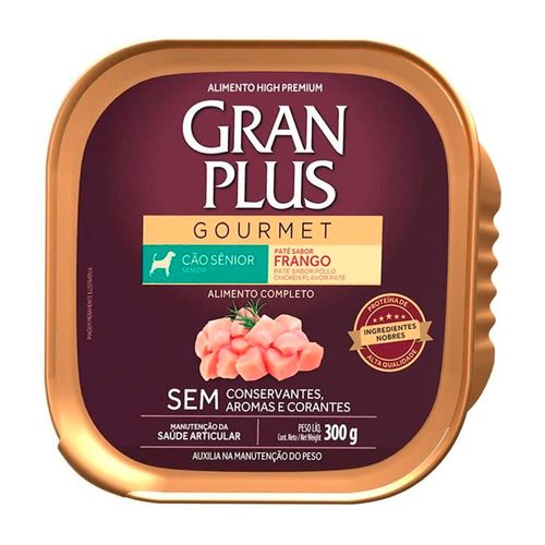 Gran Plus Gourmet Paté De Pollo Perro Senior 300 gr
