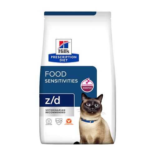 Hill's Prescription Diet z/d Sensibilidades Alimentarias Alimento Para Gato 1.8 kg