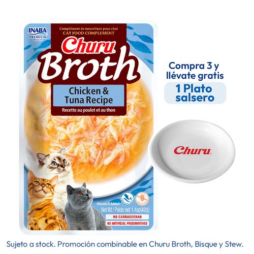 Churu Broth Pollo Con Atún 40 gr