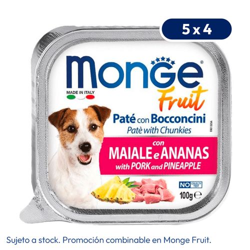 Monge Fruit Cerdo y Piña 100 gr