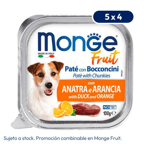 Monge Fruit Pato y Naranja 100 gr