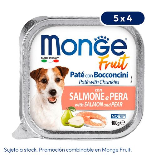 Monge Fruit Salmón y Pera 100 gr