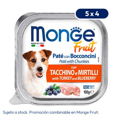 Monge Fruit Pavo y Arándanos 100 gr