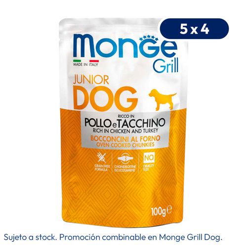 Monge Canine Grill Puppy Pollo y Pavo 100 gr