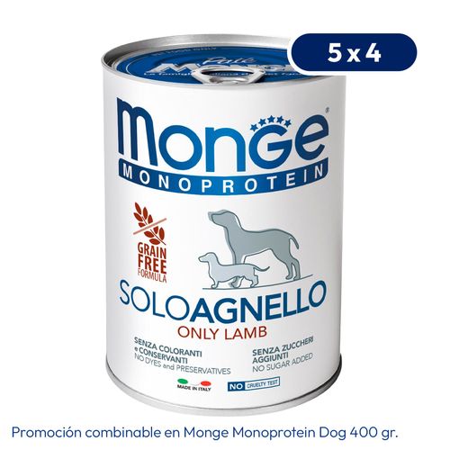 Monge Monoprotein Canine Cordero 400 gr