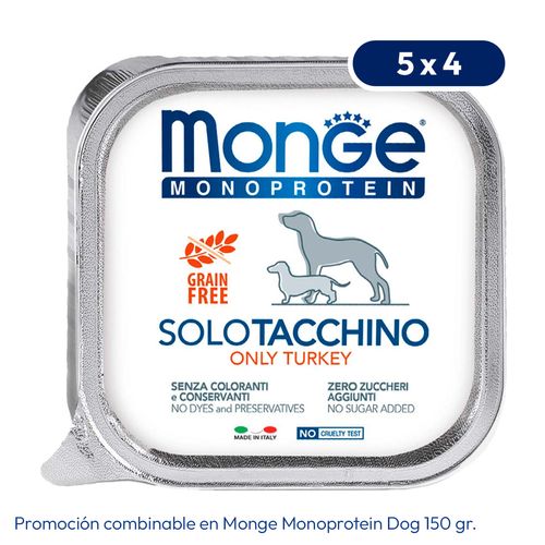 Monge Monoprotein Canine Pavo 150 gr