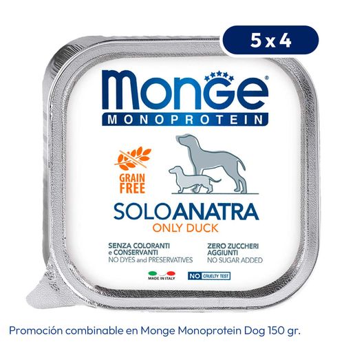 Monge Monoprotein Canine Pato 150 gr