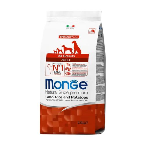 Monge Canine Adult Cordero, Arroz y Papa 2.5 kg