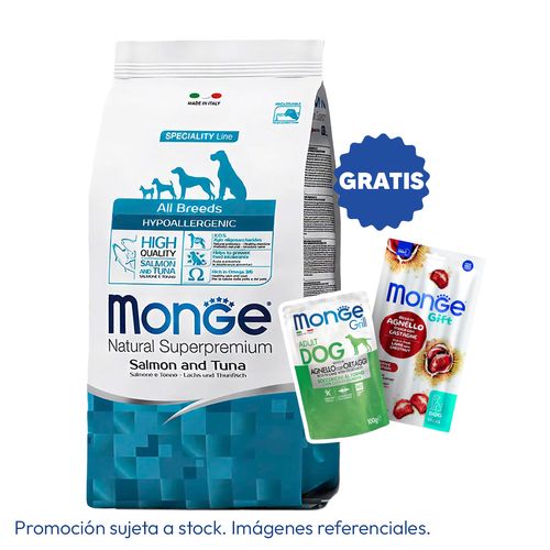 Monge Canine Adult Hypoallergenic Salmón 12 kg