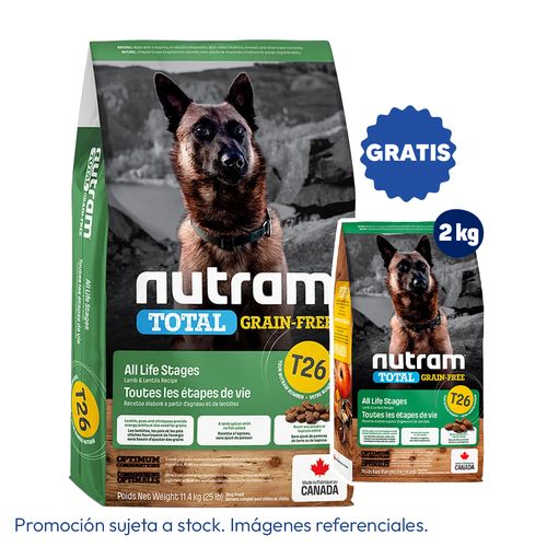 Nutram T26 All Life Stages Lamb 11.4 kg