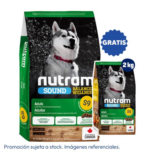 Nutram S9 Adult Lamb 11.4 kg