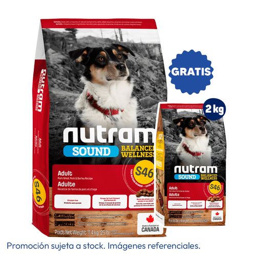 Nutram S46 Adult Pork 11.4 kg