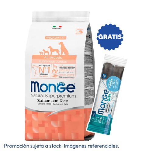 Monge Puppy All Breeds Salmón y Arroz 2.5 kg