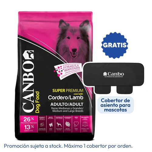 Canbo Adulto Raza Mediana y Grande Cordero 15 kg