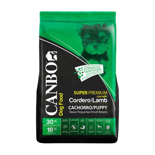 Canbo Cachorro Raza Mini y Pequeña Cordero 7 kg