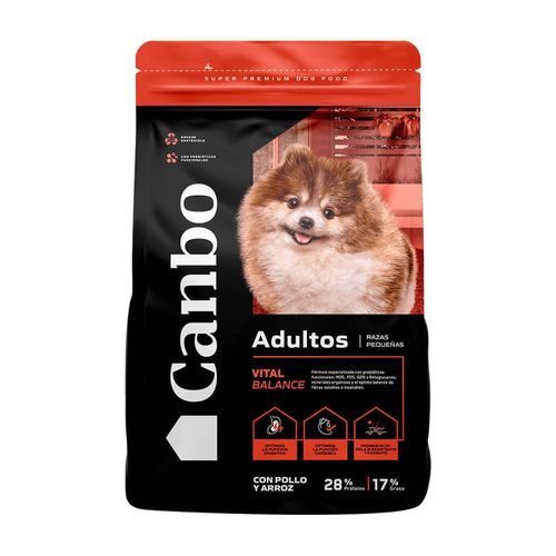 Canbo Vital Balance Perro Adulto Raza Pequeña Pollo y Arroz 7 kg