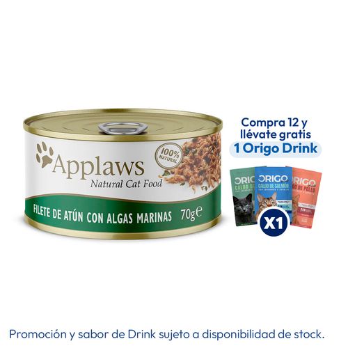 Applaws Filete De Atún Con Algas Marinas 70 gr